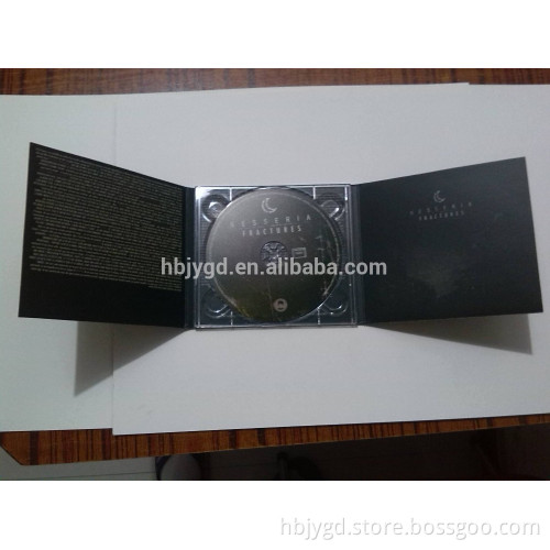 CD Digipak ,6 panels ,750gsm cardboard paper ,Matt Lamination , Clear UV Sport, Shrink wrapping